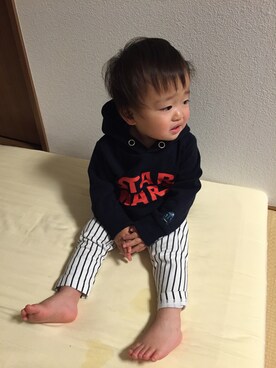 「ストームトルーパー」｜「アイテム（その他）」を使った、ひな♪ かな☆さん（キッズ・80cm）の秋コーディネート