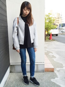 「TWNROOM（ツインルーム）のアイテム」を使った、yuiさん（レディース・160cm）の春コーディネート