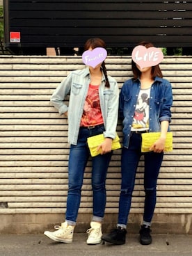 「CLUTCH（クラッチ）のアイテム」を使った、yuiさん（レディース・160cm）の秋コーディネート