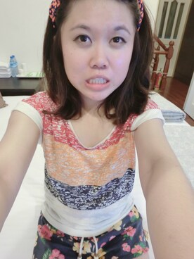 「protestのアイテム（Tシャツ/カットソー、その他）」を使った、pennyさん（レディース・154cm）の夏コーディネート