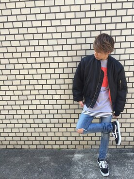 犬さん（メンズ・168cm）の秋コーディネート