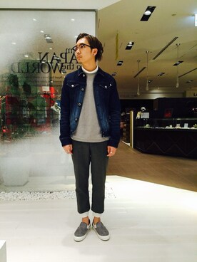 「FACTOTUM（ファクトタム）のアイテム（その他）」を使った、Yuya Otoさん（メンズ・170cm）の冬コーディネート