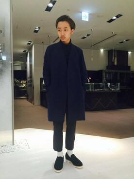 「FACTOTUM（ファクトタム）のアイテム（その他）」を使った、Yuya Otoさん（メンズ・170cm）の冬コーディネート