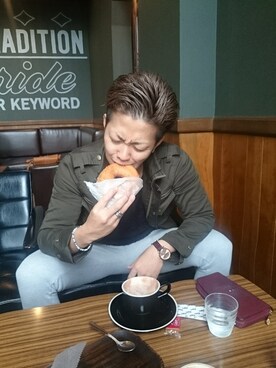 「AMPHIBIAN（アンフィビアン）のアイテム」を使った、JINさん（メンズ・170cm）の冬コーディネート