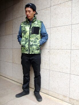 DUPPIESのベストを使ったメンズ人気ファッションコーディネート - WEAR