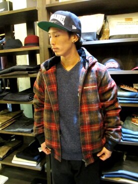 「Back Channel（バックチャンネル）のアイテム（その他アウター）」を使った、RAUGHoflifeSTAFFさん（メンズ・170cm）の秋コーディネート