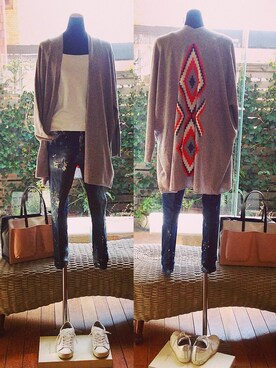 「POLLINI（ポリーニ）のアイテム（バッグ）」を使った、la.carinaさん（レディース・163cm）の春コーディネート