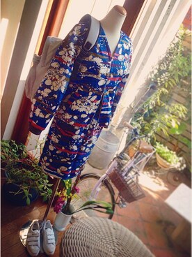 「アイテム（バックパック/リュック、シルバー系）」を使った、la.carinaさん（レディース・163cm）の春コーディネート