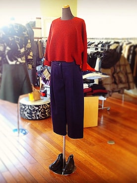 「POLLINI（ポリーニ）のアイテム」を使った、la.carinaさん（レディース・163cm）の秋コーディネート