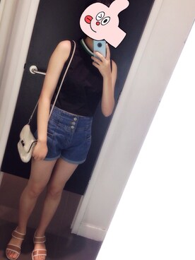 「Dosch（ドスチ）のアイテム（パンツ）」を使った、hsingyeonさん（レディース・165cm）の夏コーディネート