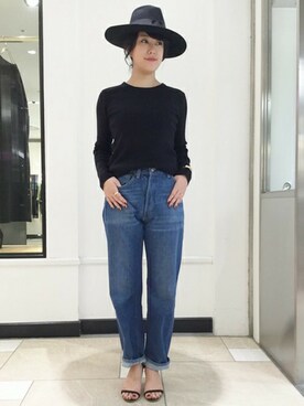 「IVXLCDM（アイヴィーエックスエルシーディエム）のアイテム」を使った、SHIOさん（レディース・158cm）の冬コーディネート