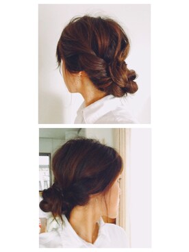 「セルフヘアアレンジ」｜yuacomamさん（レディース・161cm）の秋コーディネート