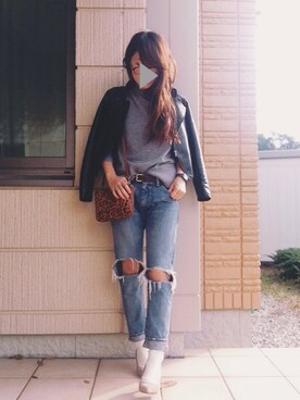 「NET（ネット）のアイテム（パンプス）」を使った、yuacomamさん（レディース・161cm）の冬コーディネート