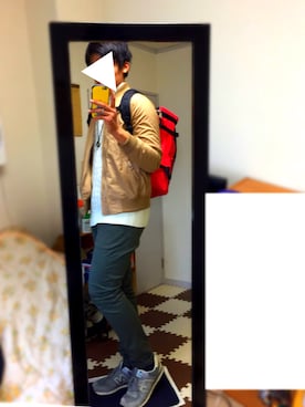 「iFace（アイフェイス）のアイテム（その他）」を使った、ry--uさん（メンズ・183cm）の冬コーディネート