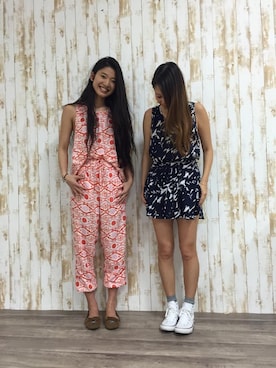 「ROXY（ロキシー）のアイテム」を使った、yayoiさん（レディース・157cm）の春コーディネート