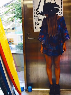 「ROXY（ロキシー）のアイテム（ワンピース/ドレス）」を使った、yayoiさん（レディース・157cm）の秋コーディネート