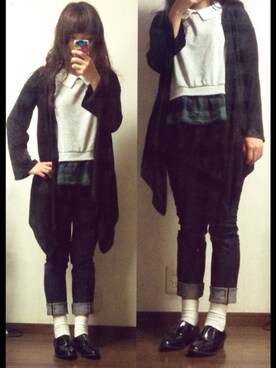 「PAGEBOY（ページボーイ）のアイテム（その他）」を使った、nasukaさん（レディース・158cm）の秋コーディネート