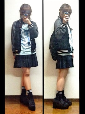 「PARADOX（パラドックス）のアイテム（バッグ）」を使った、nasukaさん（レディース・158cm）の秋コーディネート
