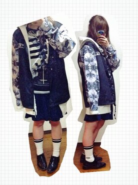 「PARADOX（パラドックス）のアイテム（レッグウェア）」を使った、nasukaさん（レディース・158cm）の春コーディネート