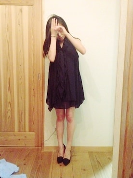 「お食事会」｜「アイテム（パンプス）」を使った、宇佐見うさみさん（レディース・160cm）の夏コーディネート
