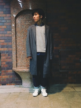 fukadaさん（メンズ・169cm）の冬コーディネート