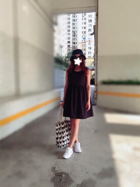 「A land（エーランド）のアイテム（ワンピース/ドレス）」を使った、Kristina_b2015さん（レディース・158cm）の秋コーディネート