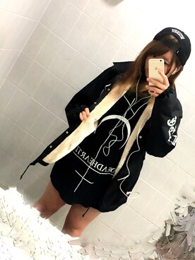 「Deviluse（Deviluse）のアイテム（ジャケット/アウター）」を使った、みぃさん（レディース・158cm）の秋コーディネート