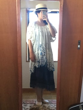 「ピンキーリング」｜「アイテム（ワンピース/ドレス）」を使った、miiさん（レディース・163cm）の秋コーディネート