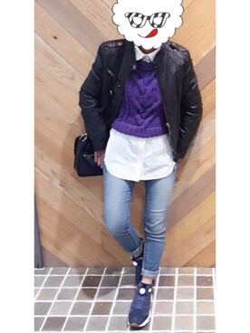 SHiEppiさん（レディース・153cm）の冬コーディネート