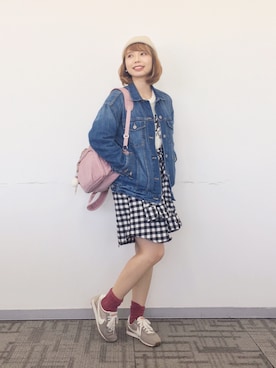 「Kanana project（カナナプロジェクト）のアイテム」を使った、marrysoupさん（レディース・155cm）の冬コーディネート