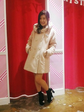 「L.D.S.（エルディーエス）のアイテム（ジャケット/アウター）」を使った、LDSさん（レディース・153cm）の秋コーディネート