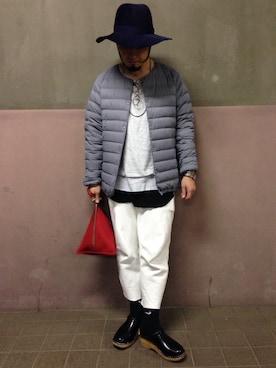 「Ray BEAMS（レイビームス）のアイテム」を使った、Yoshihito Hayashiさん（メンズ・170cm）の秋コーディネート