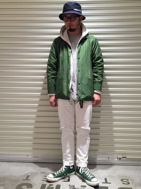 「S/DOUBLE （エスダブル）のアイテム（ジャケット/アウター）」を使った、Yoshihito Hayashiさん（メンズ・170cm）の冬コーディネート