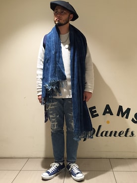 「orSlow（オアスロウ）のアイテム」を使った、Yoshihito Hayashiさん（メンズ・170cm）の秋コーディネート