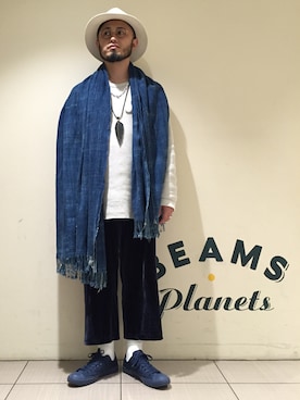 「BEAMS BOY（ビームスボーイ）のアイテム（パンツ）」を使った、Yoshihito Hayashiさん（メンズ・170cm）の秋コーディネート