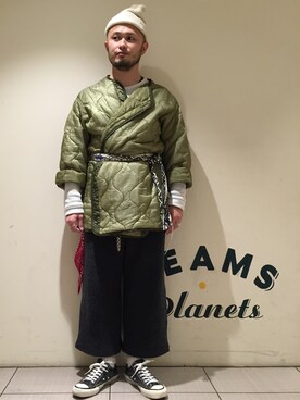 「Ray BEAMS（レイビームス）のアイテム」を使った、Yoshihito Hayashiさん（メンズ・170cm）の冬コーディネート