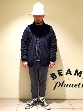 「アイテム（その他アウター）」を使った、Yoshihito Hayashiさん（メンズ・170cm・30代）の冬コーディネート
