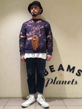 「Buzz Rickson's（バズリクソンズ）のアイテム（スウェット）」を使った、Yoshihito Hayashiさん（メンズ・170cm）の冬コーディネート