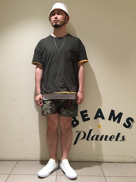 「Sanca（サンカ）のアイテム」を使った、Yoshihito Hayashiさん（メンズ・170cm）の春コーディネート