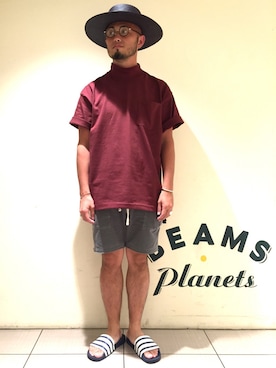 「アイテム（サンダル）」を使った、Yoshihito Hayashiさん（メンズ・170cm・30代）の夏コーディネート