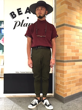 「CAMBER（キャンバー）のアイテム」を使った、Yoshihito Hayashiさん（メンズ・170cm）の夏コーディネート