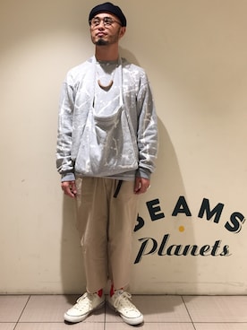 「Buzz Rickson's（バズリクソンズ）のアイテム（スウェット）」を使った、Yoshihito Hayashiさん（メンズ・170cm）の秋コーディネート