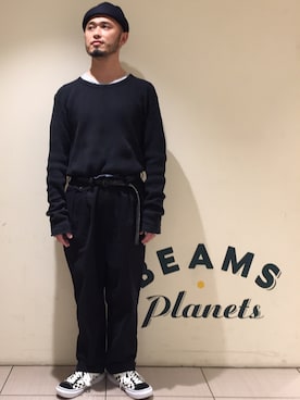 「Scye（サイ）のアイテム」を使った、Yoshihito Hayashiさん（メンズ・170cm）の秋コーディネート