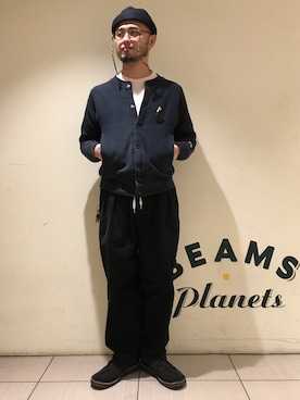 「BEAMS PLUS（ビームスプラス）のアイテム（パンツ）」を使った、Yoshihito Hayashiさん（メンズ・170cm）の秋コーディネート
