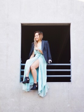 「blazer」｜「アイテム（ブーティ）」を使った、JanetGwenさん（レディース・157cm）の秋コーディネート