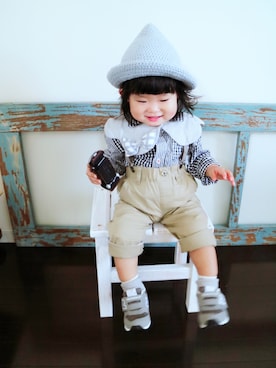 うた♪さん（キッズ・80cm）の秋コーディネート