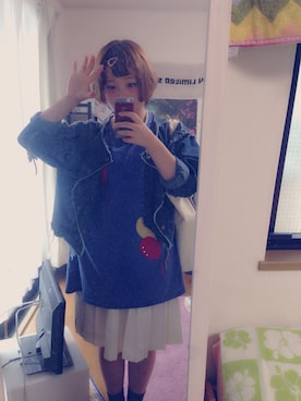 「秋ですね」｜ほちさん（レディース・155cm）の夏コーディネート