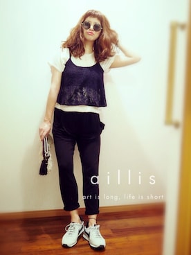 「MANGO（マンゴ）のアイテム」を使った、natsupooさん（レディース・167cm）の夏コーディネート