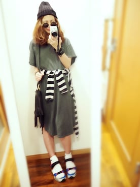 「すっぴん」｜「アイテム（その他）」を使った、natsupooさん（レディース・167cm）の夏コーディネート