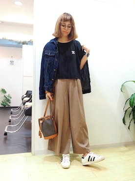 「HOTPING（ホッピン）のアイテム」を使った、natsupooさん（レディース・167cm）の秋コーディネート